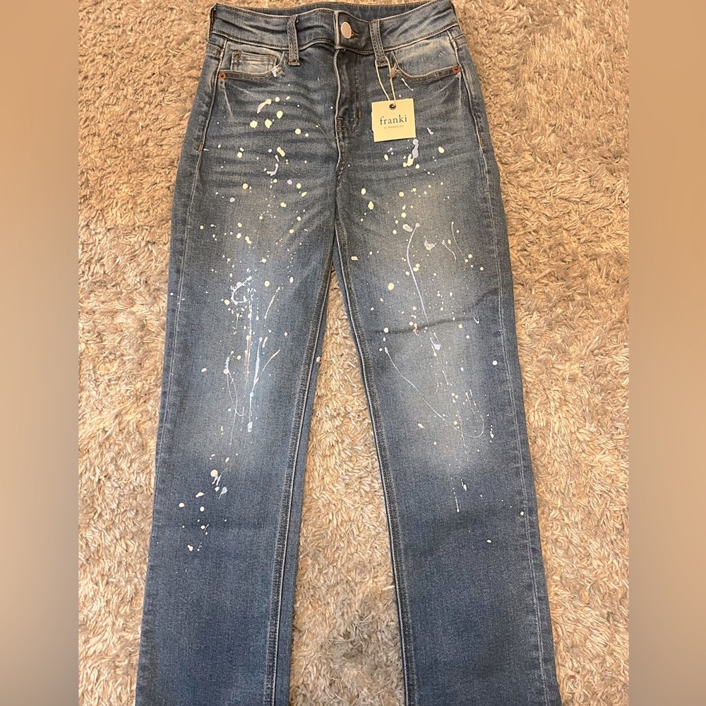 Paint splatter jeans - these are amazing, NWT!🖤